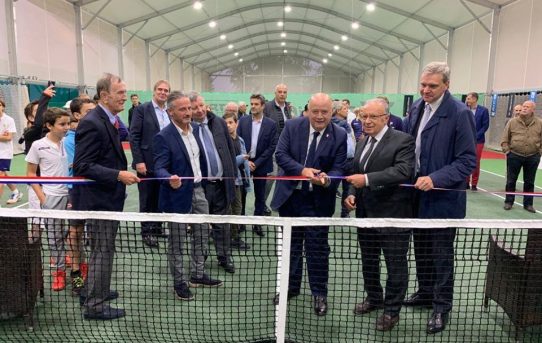 Inauguration des courts couverts